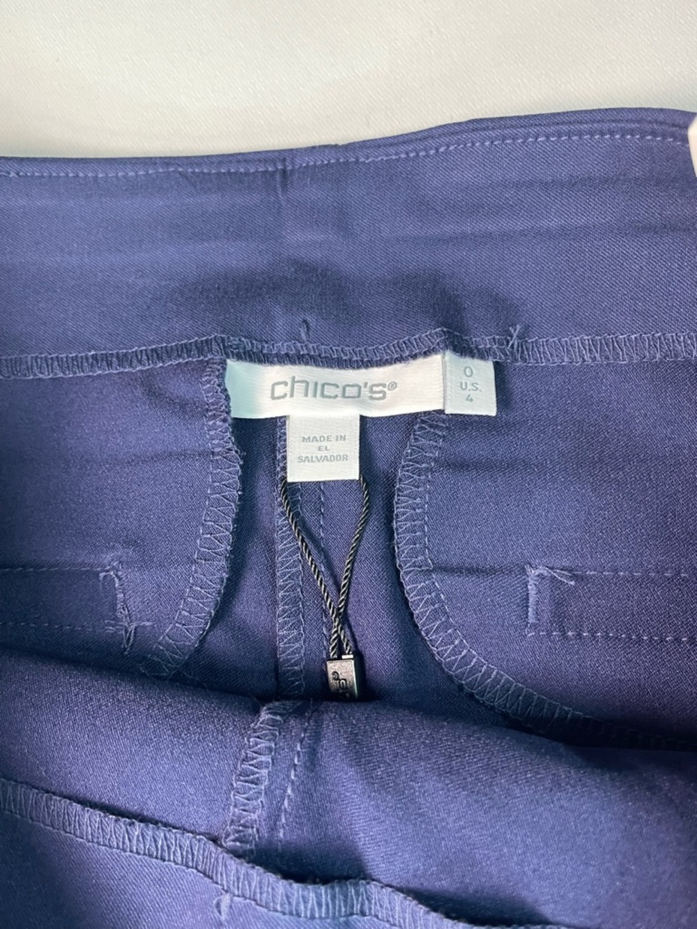 Chico's Deep Navy Stretch Skort - Picture 4 of 8
